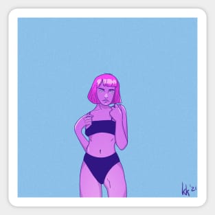 Bikini girl Sticker